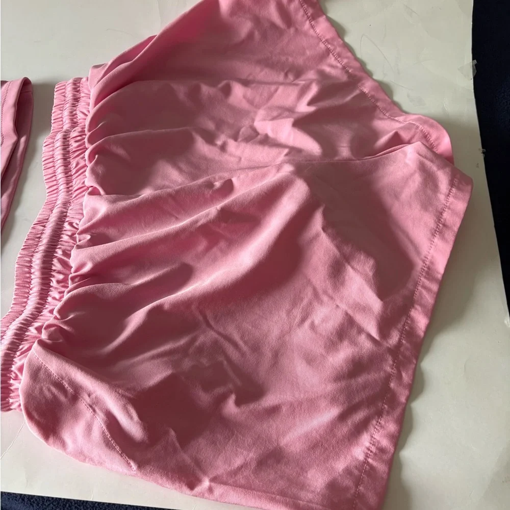 Women's Pink Tankini Crop Top & Swim Shorts Set - Picture 4 of 7